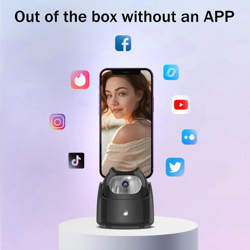 360° Auto Face-Tracking Phone Tripod - Viral Drop Club