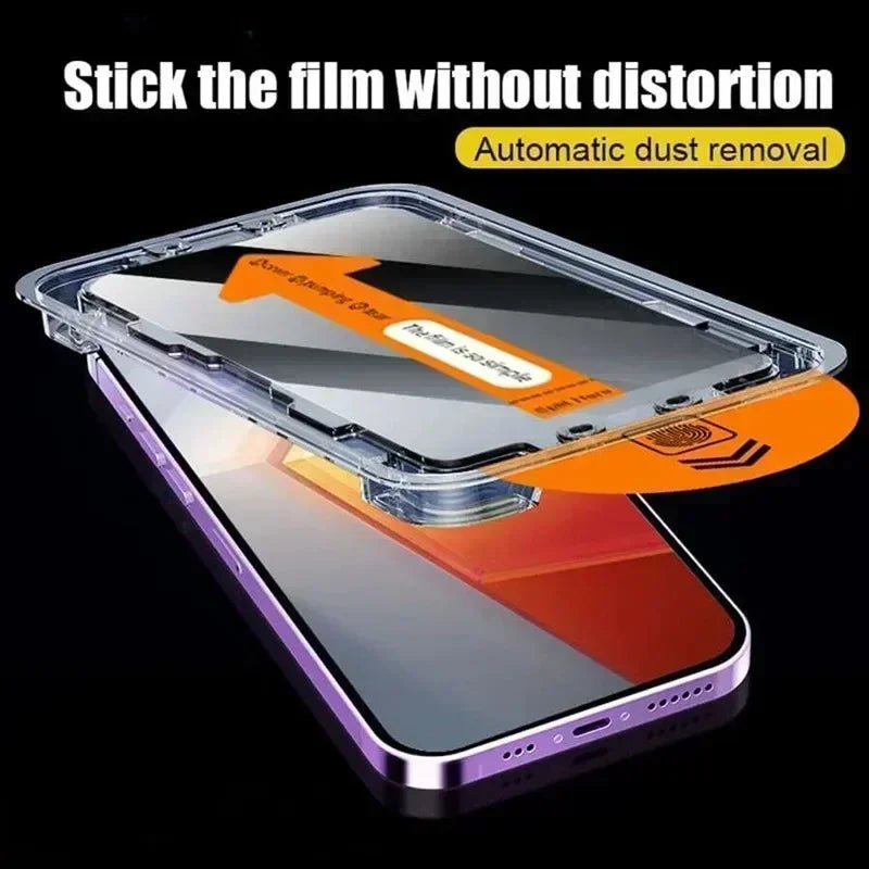 3Pcs Dust Free Installation Privacy Screen Protector for IPhone 16 14 11 12 13 15 Pro Max 7 8 Plus Mini X XR XS Anti-spy Glass - Viral Drop Club