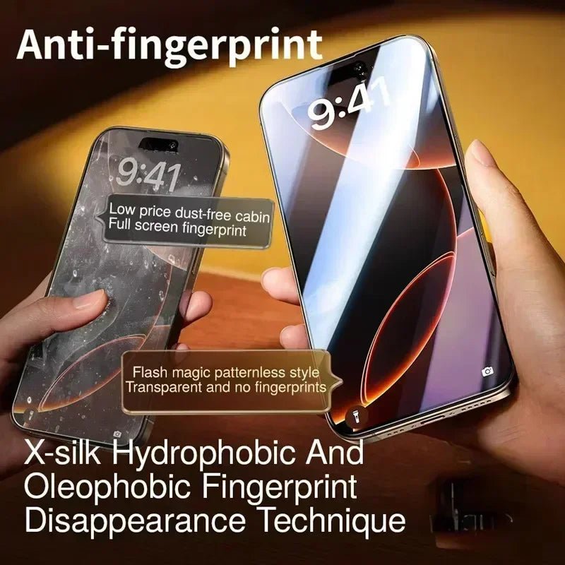 3Pcs Dust Free Installation Privacy Screen Protector for IPhone 16 14 11 12 13 15 Pro Max 7 8 Plus Mini X XR XS Anti-spy Glass - Viral Drop Club