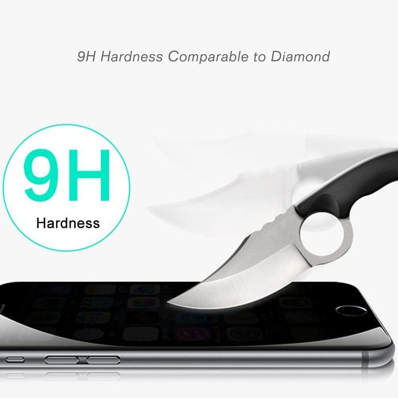 3Pcs Full Cover Black Edge Anti-spy Tempered Glass Private Screen Protector For iPhone 14 13 12 11 Pro MAX X XS Max XR 7 8 Plus Tempered Glass Full Glue Edge to Edge scratchproof Guard Screen Guard for iPhone - Viral Drop Club