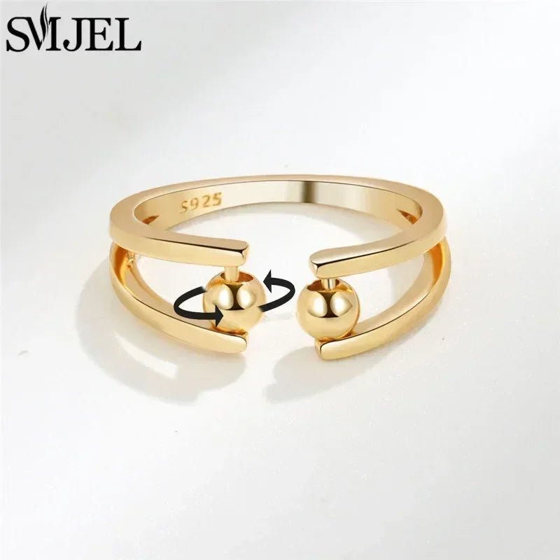 Adjustable Beaded Fidget Ring - Viral Drop Club