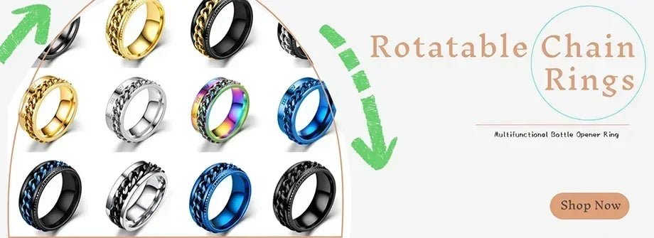 Adjustable Beaded Fidget Ring - Viral Drop Club