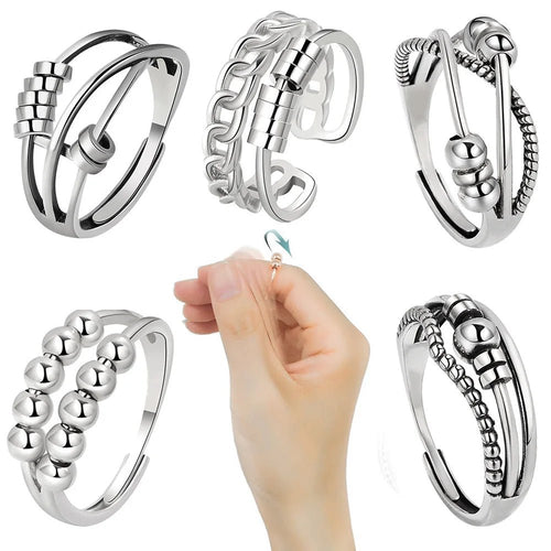Adjustable Fidget Spinner Ring - Viral Drop Club