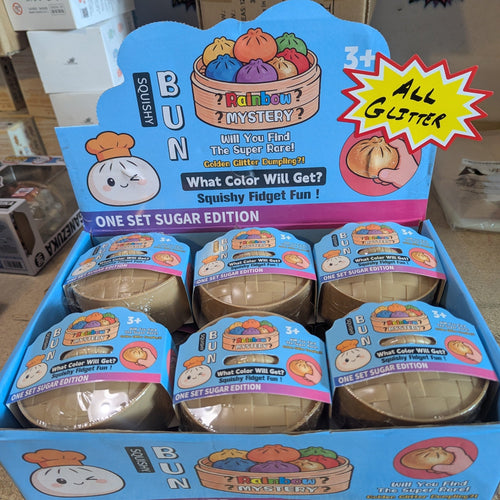 (All Glitter) Squishy Bun Mystery Dumplings - Viral Drop Club