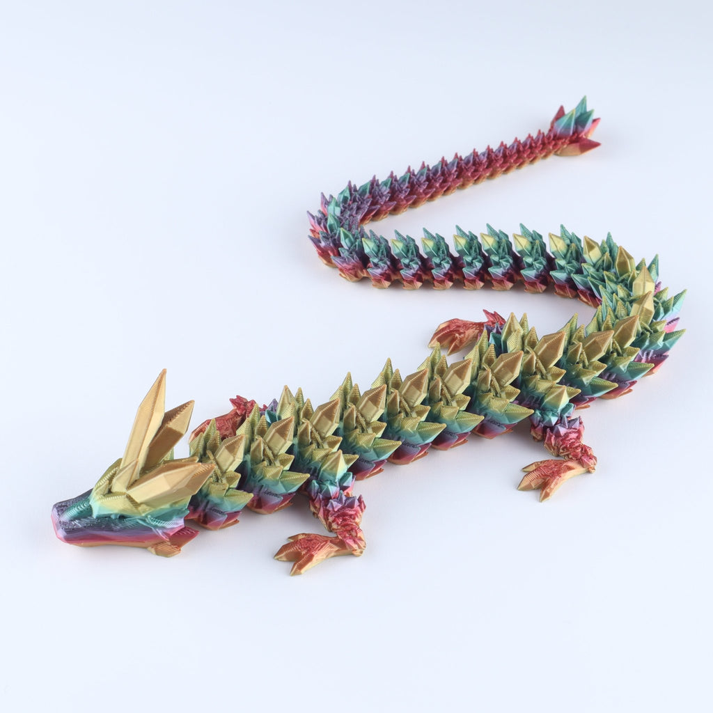Articulated Crystal Dragon Fidget Toy - Viral Drop Club