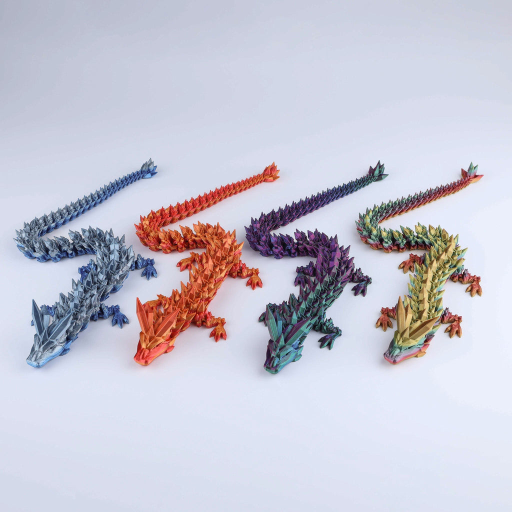 Articulated Crystal Dragon Fidget Toy - Viral Drop Club
