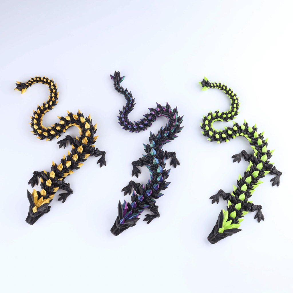 Articulated Crystal Dragon Fidget Toy - Viral Drop Club