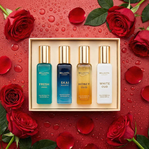 BellaVita Luxury Mini Perfume Gift Set – 4 Scents - Viral Drop Club