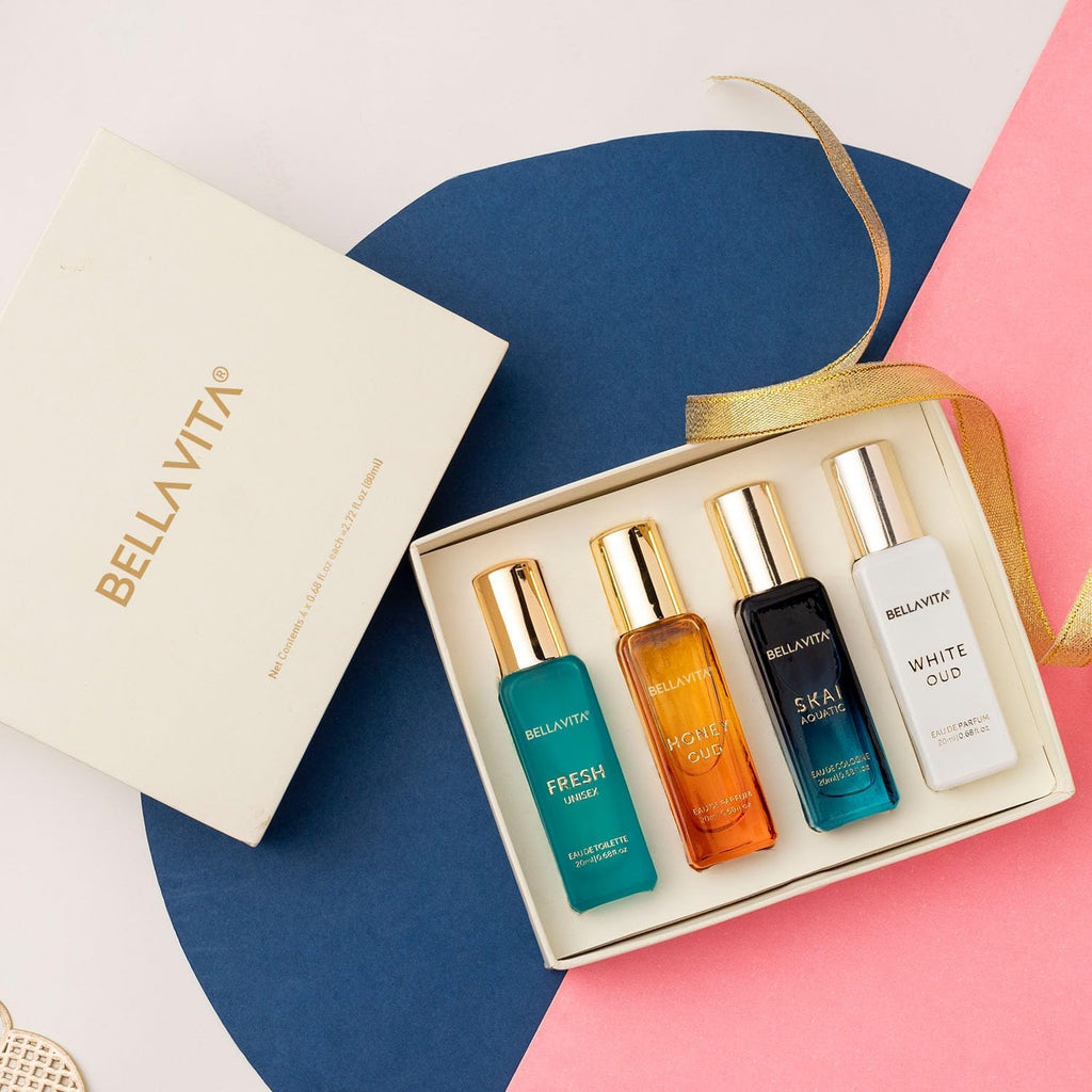BellaVita Luxury Mini Perfume Gift Set – 4 Scents - Viral Drop Club