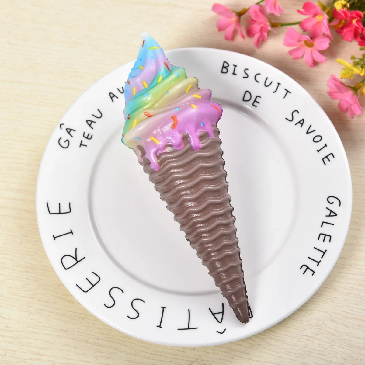 Colorful Ice Cream Slow-Rise Squishy - Viral Drop Club