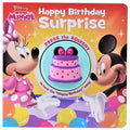 Disney Junior Minnie Mouse - Happy Birthday Surprise! Squishy Button Sound Book - Satisfying Tactile and Sensory Play - PI Kids (Play-A-Sound) - Viral Drop Club