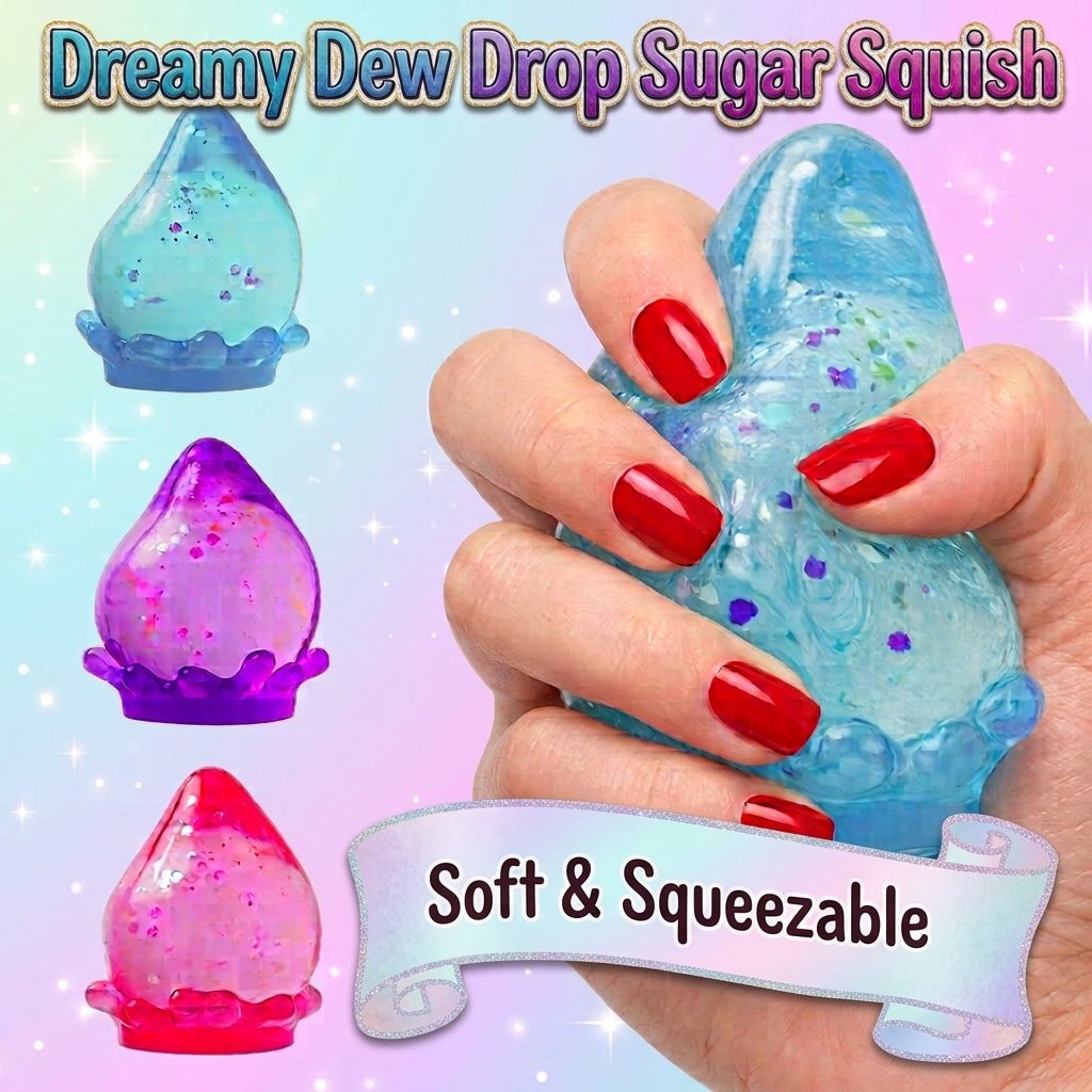 Dreamy Dew Drop Squishy Slow Rise Maltose Stress Relief Fidget Toy - Viral Drop Club