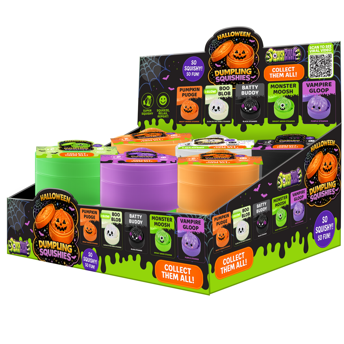 Fun Doh Spooky Mystery Dumpling Squishy Toy - Viral Drop Club