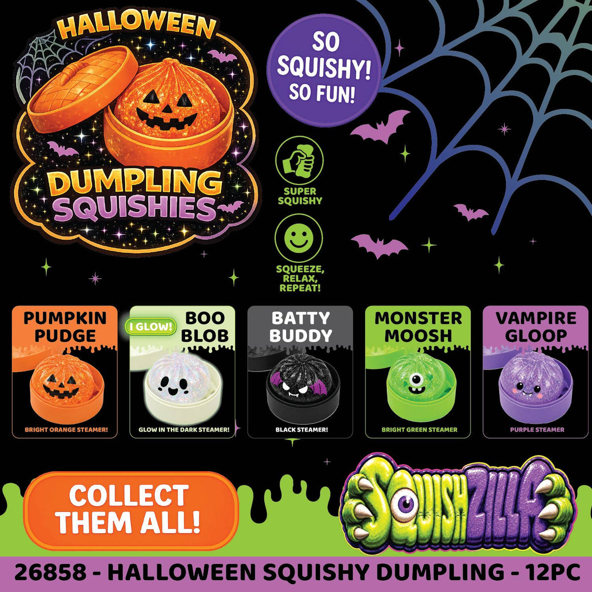 Fun Doh Spooky Mystery Dumpling Squishy Toy - Viral Drop Club