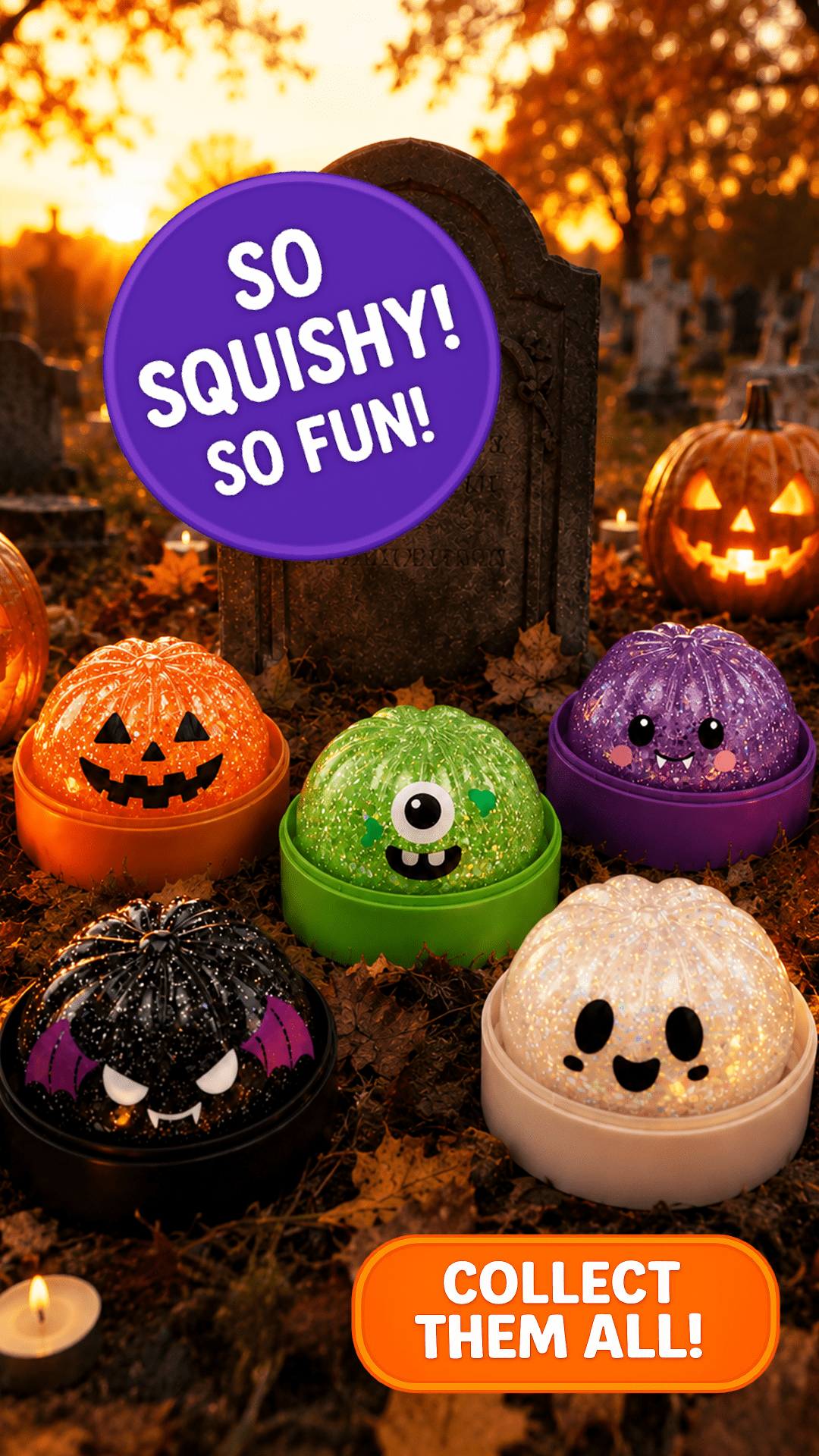 Fun Doh Spooky Mystery Dumpling Squishy Toy - Viral Drop Club