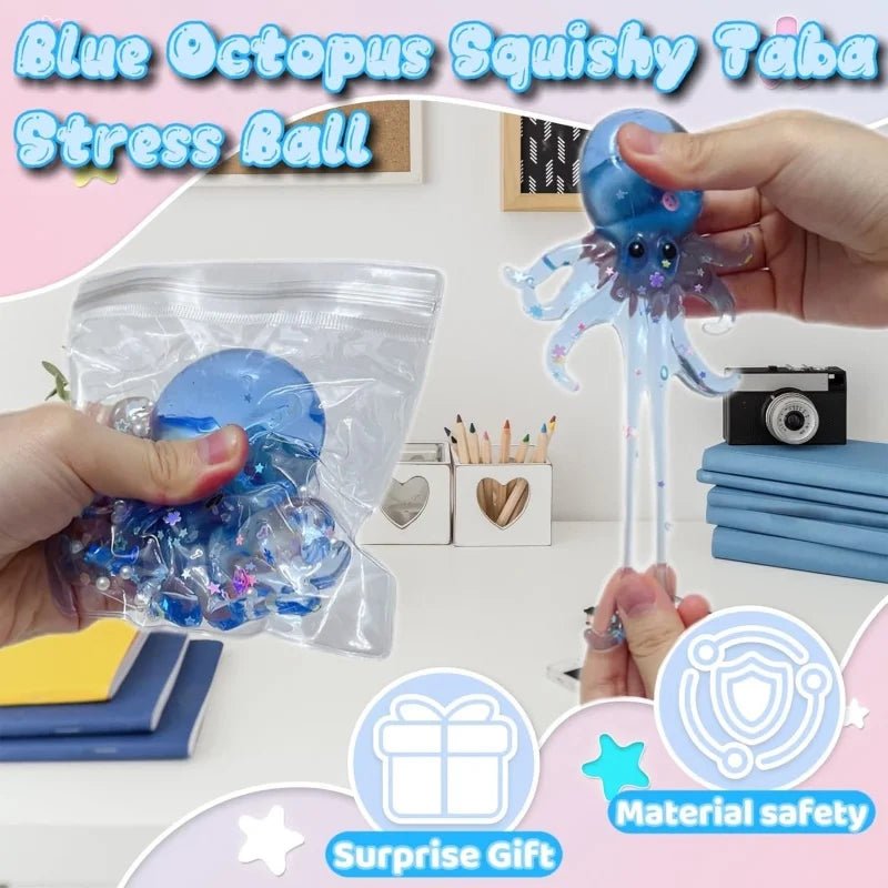 Glitter Octopus Taba Squishy - Viral Drop Club