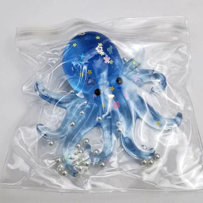 Glitter Octopus Taba Squishy - Viral Drop Club