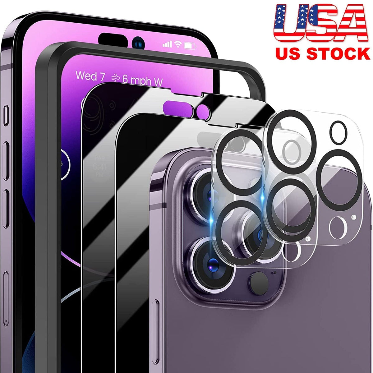 iPhone Privacy Screen + Camera Lens Protector Set - Viral Drop Club