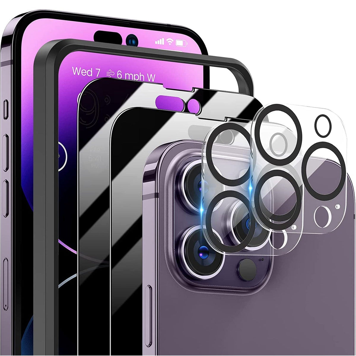 iPhone Privacy Screen + Camera Lens Protector Set - Viral Drop Club