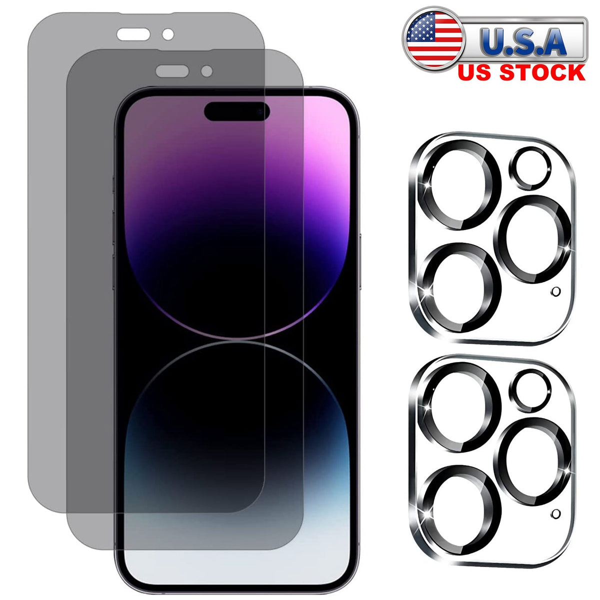 iPhone Privacy Screen + Camera Lens Protector Set - Viral Drop Club