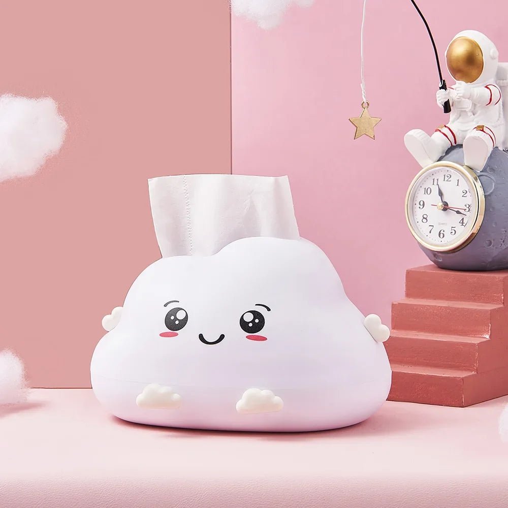 Kawaii Cloud Tissue Box - Viral Drop Club