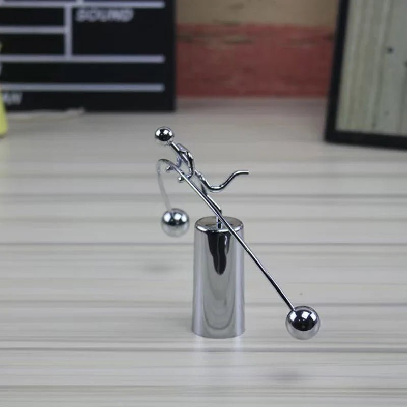 Kinetic Weightlifter Balance Desk Toy - Viral Drop Club