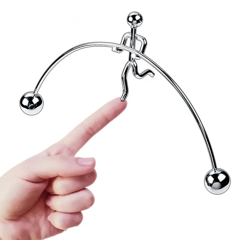 Kinetic Weightlifter Balance Desk Toy - Viral Drop Club