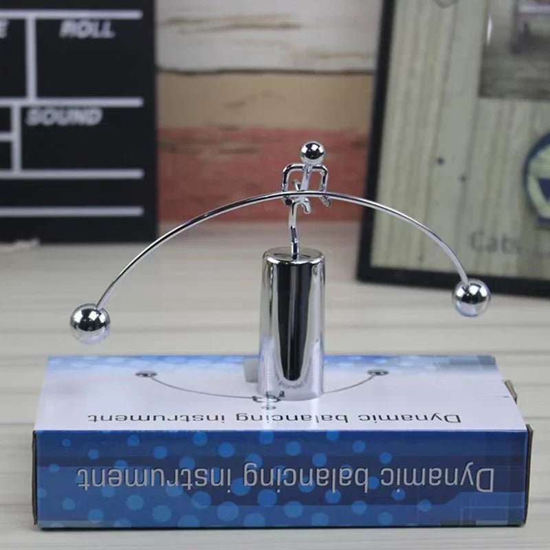 Kinetic Weightlifter Balance Desk Toy - Viral Drop Club