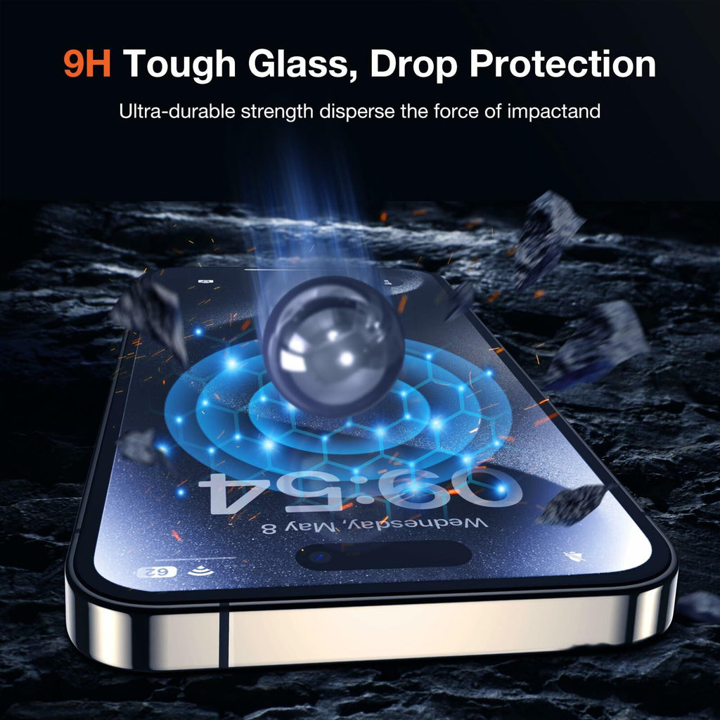 KUZOOM Privacy Screen Protector iPhone 15 Pro Max 6.7" 2 Pack Black - Viral Drop Club