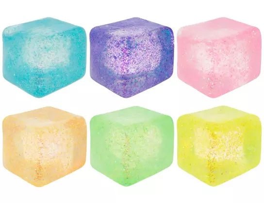 Large Glitter cube squishy - Viral Drop Club
