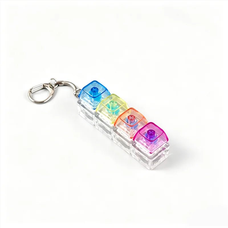 Mini LED Keyboard Fidget Keychain - Viral Drop Club