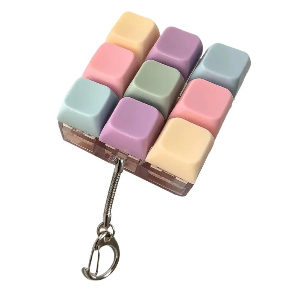 Mini LED Keyboard Fidget Keychain - Viral Drop Club