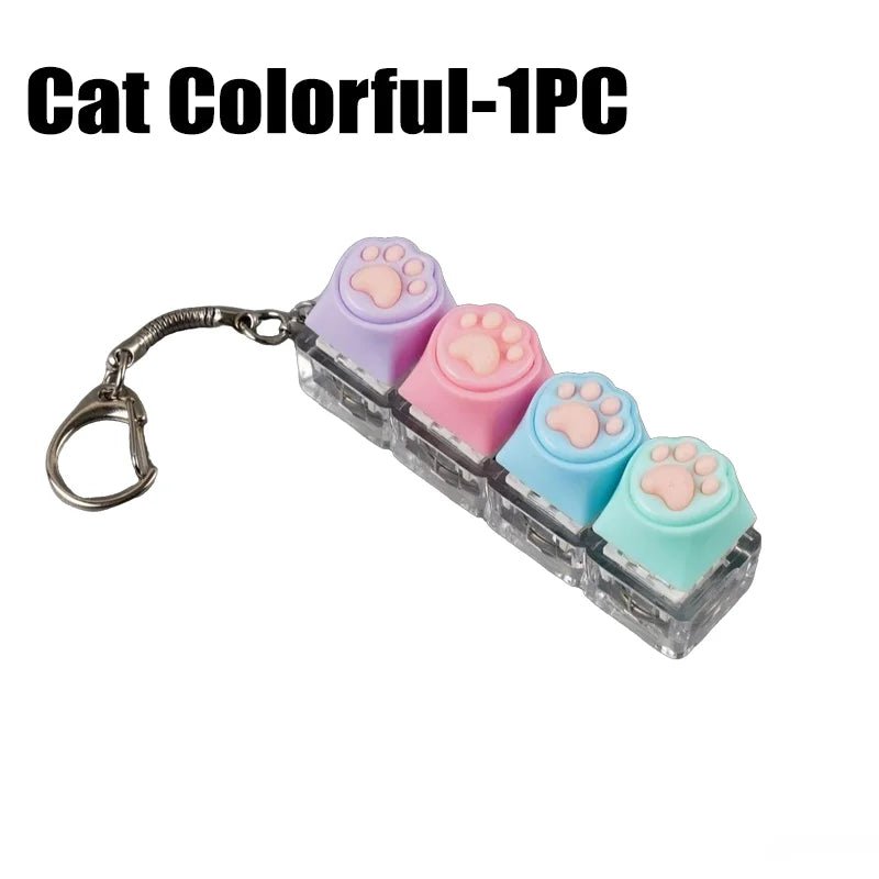Mini LED Keyboard Fidget Keychain - Viral Drop Club