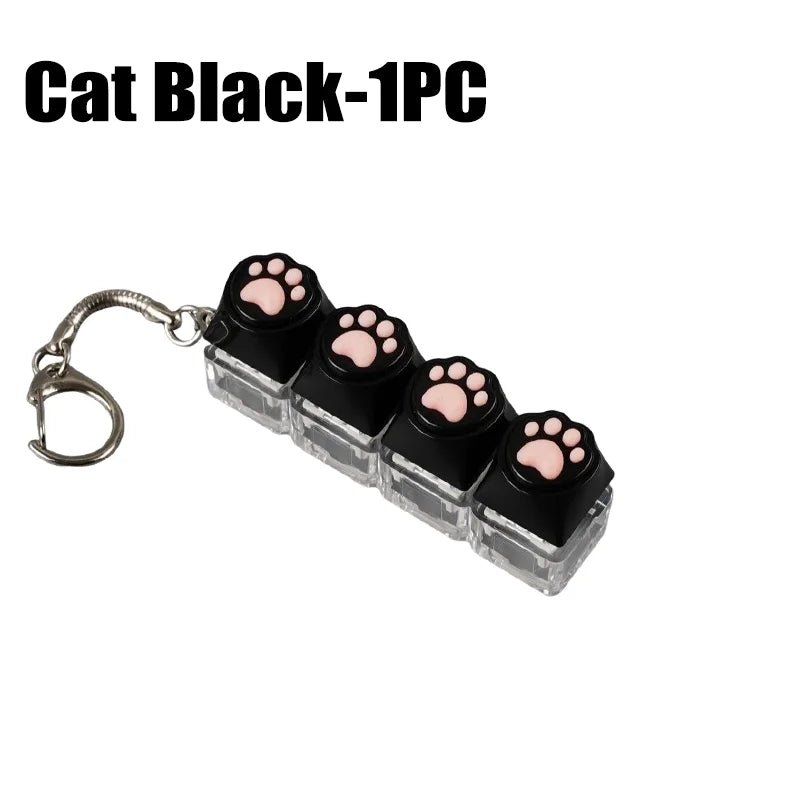 Mini LED Keyboard Fidget Keychain - Viral Drop Club