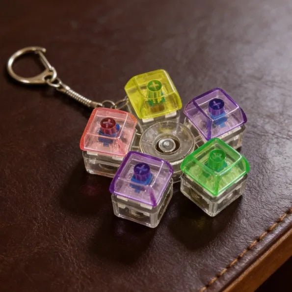 Mini LED Keyboard Fidget Keychain - Viral Drop Club