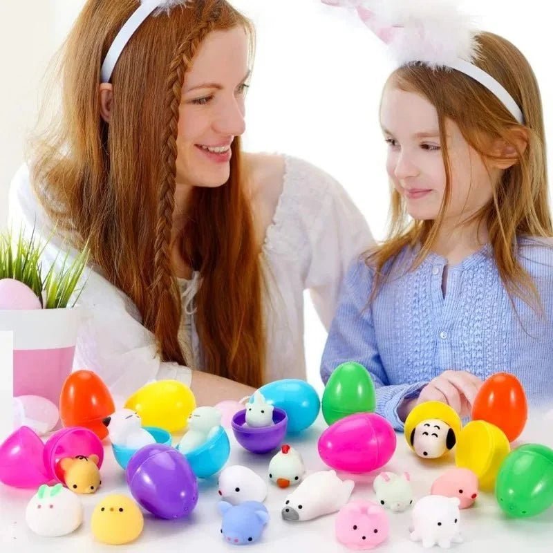 Mochi Squishy Toy Filled Easter Eggs | Mystery Animal Stress Relief Toys for Kids and Adults - Viral Drop Club