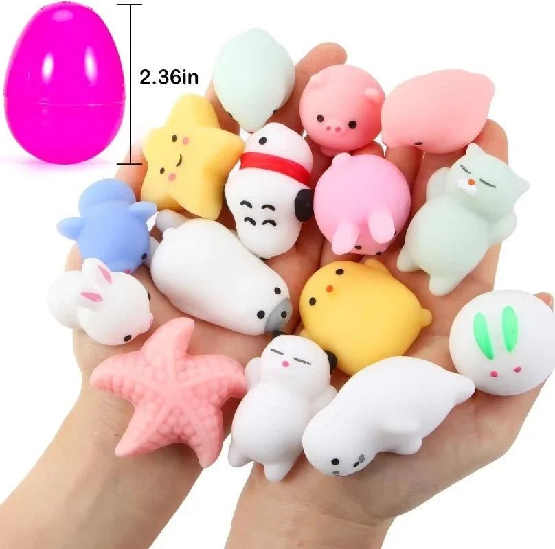 Mochi Squishy Toy Filled Easter Eggs | Mystery Animal Stress Relief Toys for Kids and Adults - Viral Drop Club