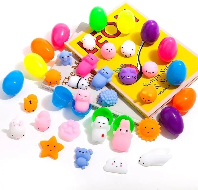 Mochi Squishy Toy Filled Easter Eggs | Mystery Animal Stress Relief Toys for Kids and Adults - Viral Drop Club