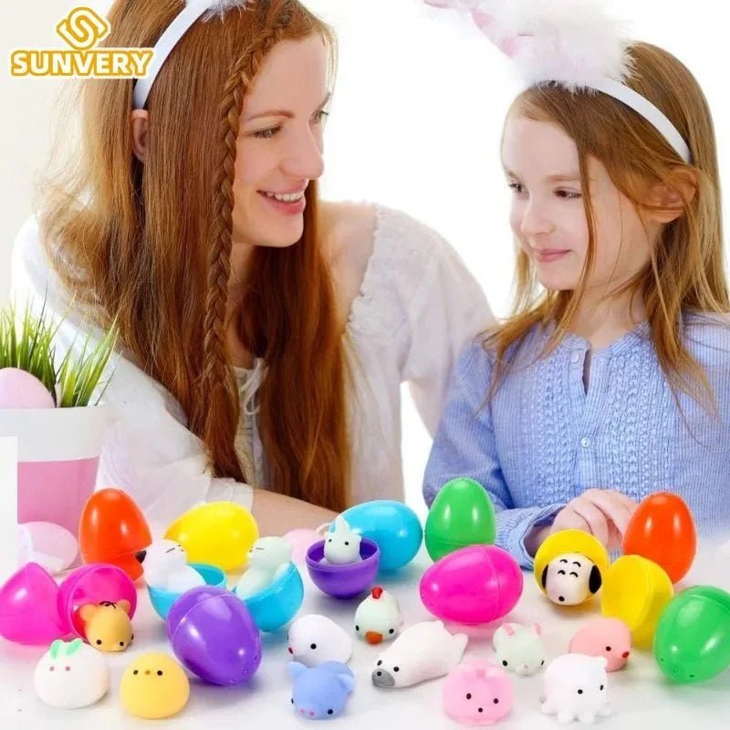 Mochi Squishy Toy Filled Easter Eggs | Mystery Animal Stress Relief Toys for Kids and Adults - Viral Drop Club