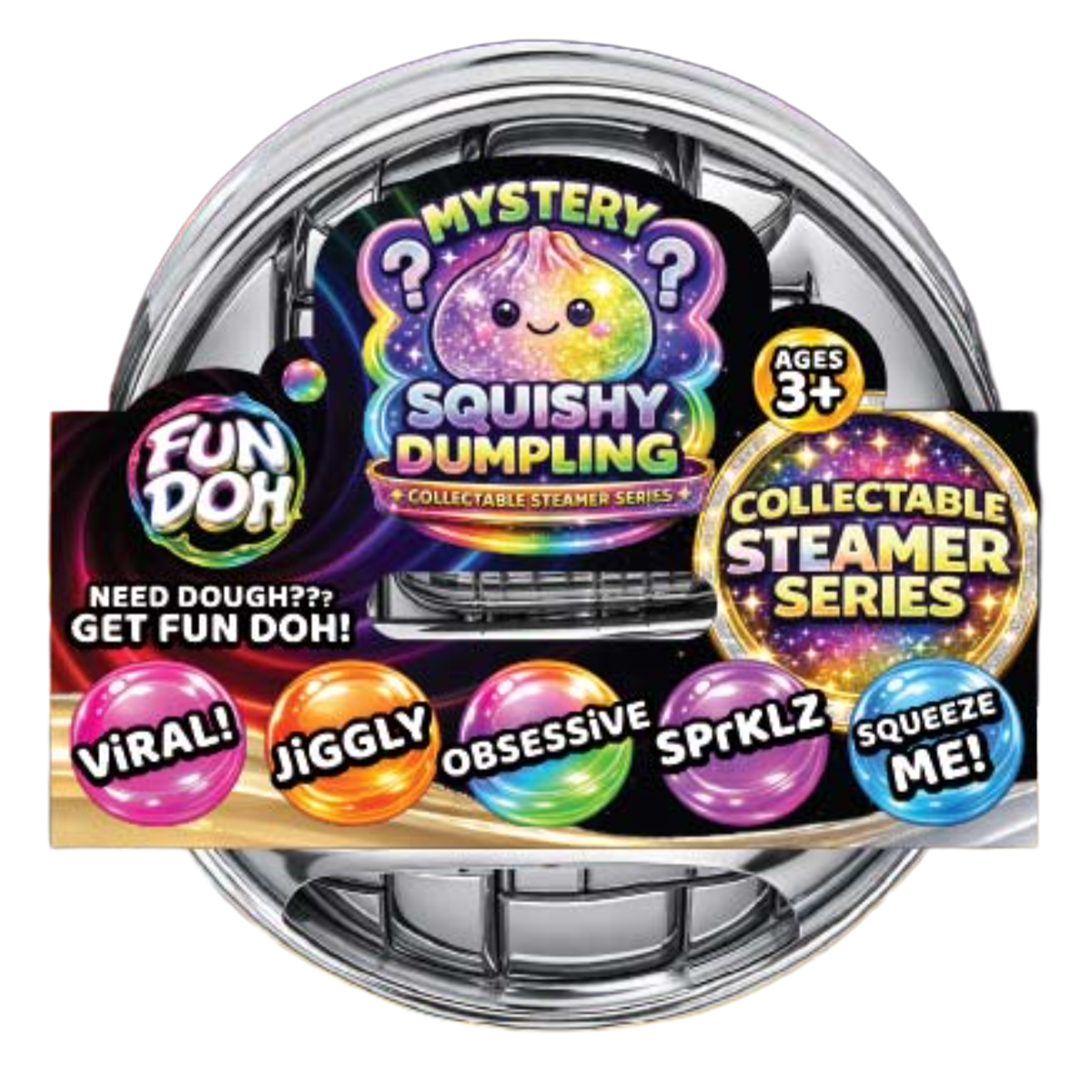 Mystery Dumpling Squishies - Collectable Steamers - Viral Drop Club