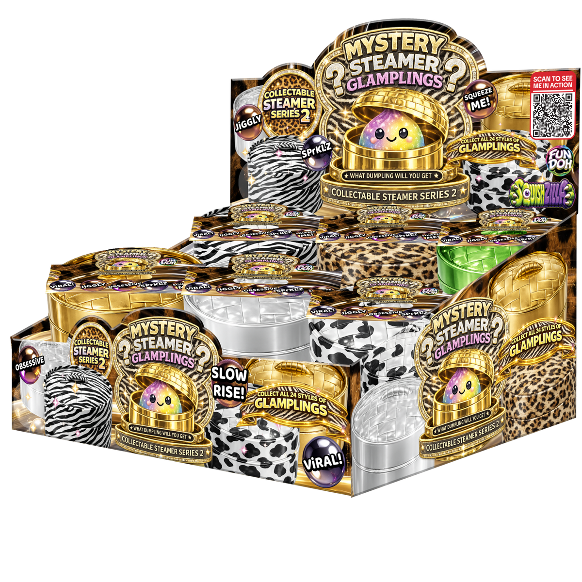 Mystery Dumpling Squishies - Collectable Steamers 2nd Addition - Viral Drop Club