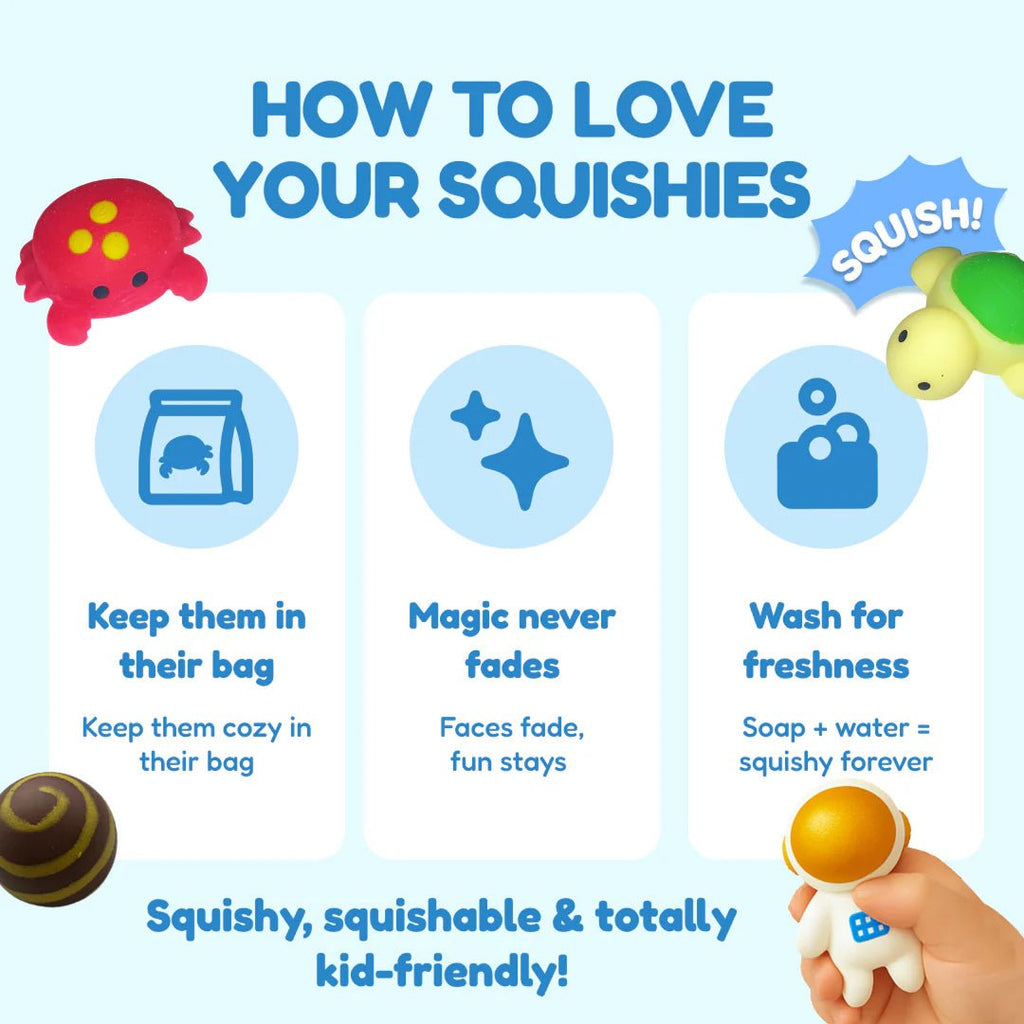 Mystery Squishies – 22 Sea Animal Surprise Toys - Viral Drop Club