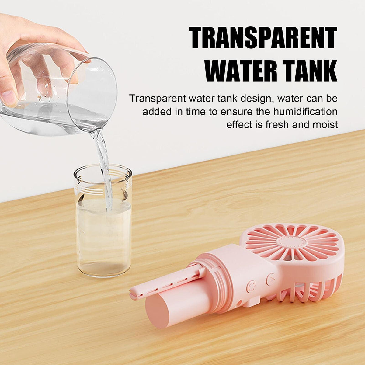 Rechargeable Handheld Misting Fan - Viral Drop Club