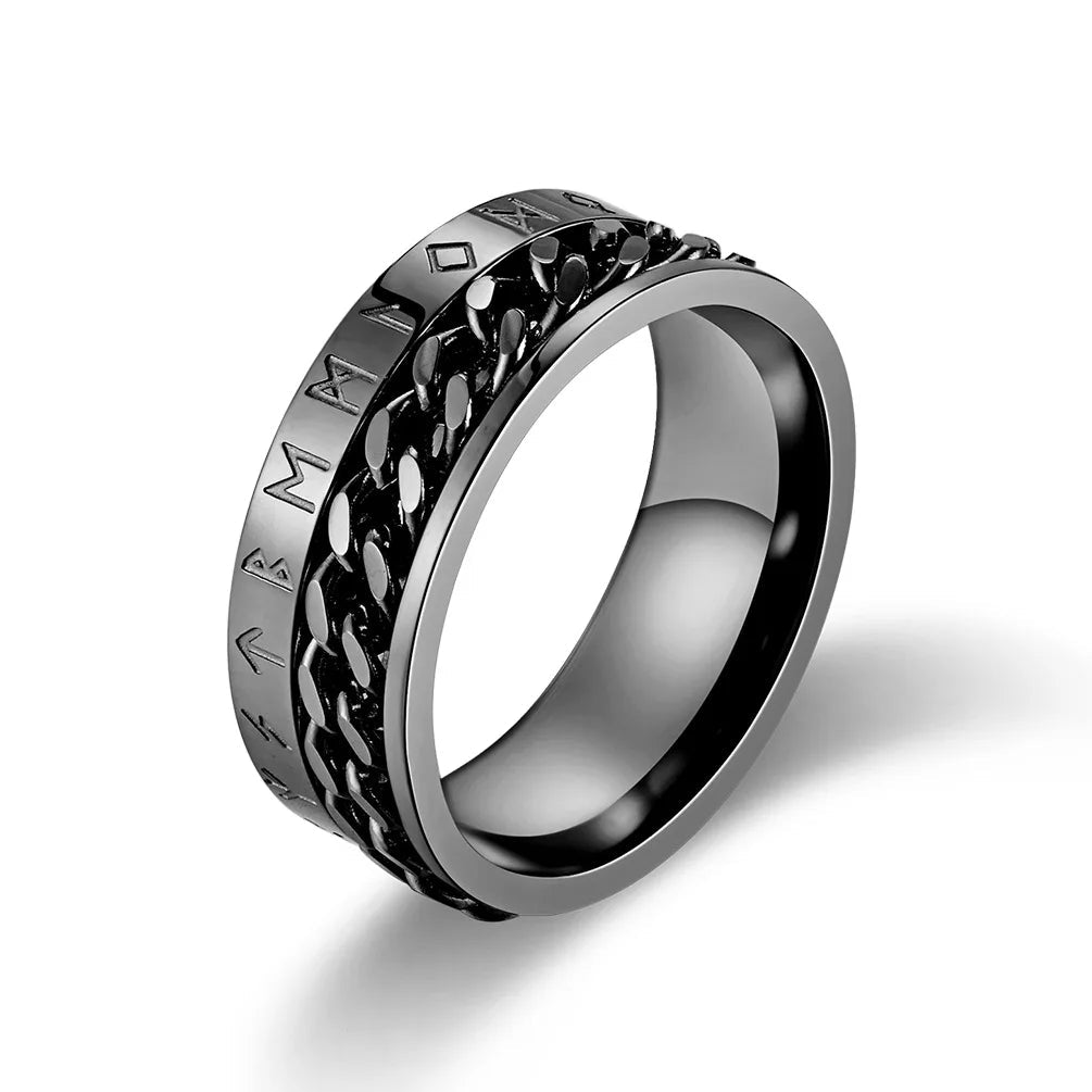 Roman Numeral Rotating Fidget Ring - Viral Drop Club