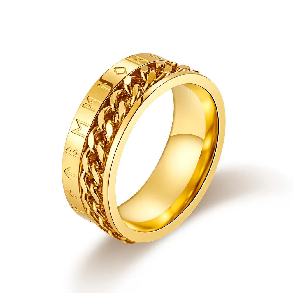 Roman Numeral Rotating Fidget Ring - Viral Drop Club