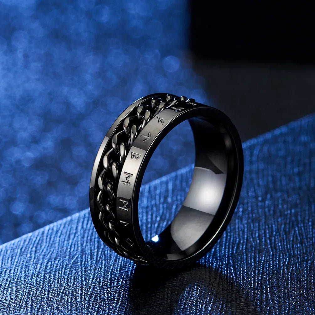Roman Numeral Rotating Fidget Ring - Viral Drop Club