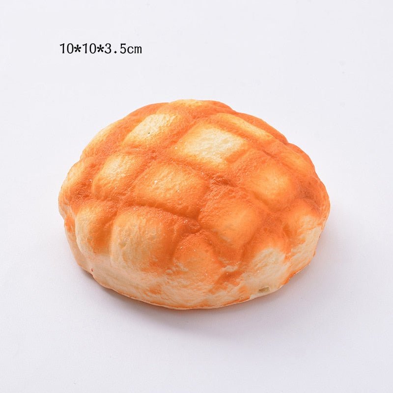 Squishy Food Creative Simulation Bread Toast Donuts Slow Rising Squeeze Stress Relief Toys Spoof Tease People Desktop Decoration - Viral Drop Club