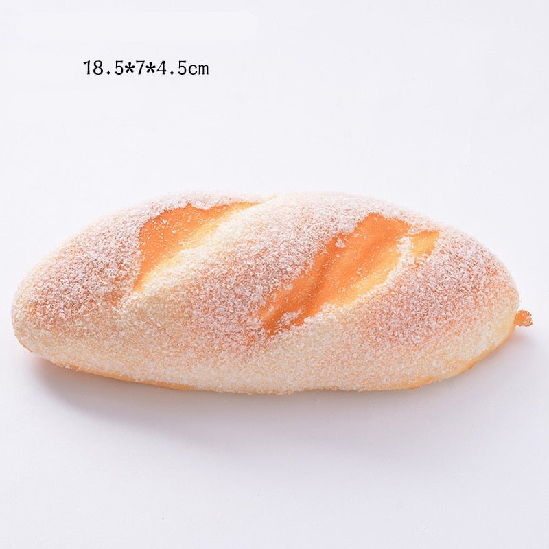 Squishy Food Creative Simulation Bread Toast Donuts Slow Rising Squeeze Stress Relief Toys Spoof Tease People Desktop Decoration - Viral Drop Club