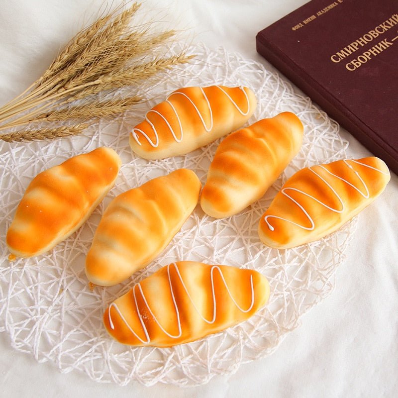 Squishy Food Creative Simulation Bread Toast Donuts Slow Rising Squeeze Stress Relief Toys Spoof Tease People Desktop Decoration - Viral Drop Club