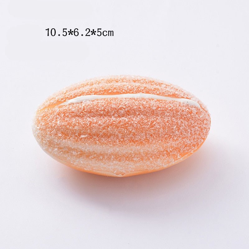 Squishy Food Creative Simulation Bread Toast Donuts Slow Rising Squeeze Stress Relief Toys Spoof Tease People Desktop Decoration - Viral Drop Club